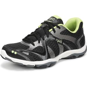 image:imageRyka Womens Influence Training ShoeBlackSharp GreenForge GreyMetallic