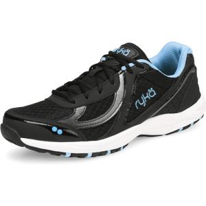 image:imageRyka Womens Dash 3 Walking ShoeBlackMeteoriteNc Blue