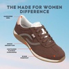 image:imageRyk Womens Era Lace Up Sneaker Casual Sneakers for Women Retro StyleFudge Brown