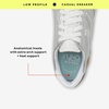 image:imageRyk Womens Era Lace Up Sneaker Casual Sneakers for Women Retro StyleSilver