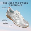 image:imageRyk Womens Era Lace Up Sneaker Casual Sneakers for Women Retro StyleSilver