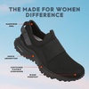 image:imageRyk Womens Jumpstart Knit Slip On Sneaker Slip On Shoes for WomenBlack Black Knit Fabric