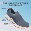 image:imageRyk Womens Jumpstart Knit Slip On Sneaker Slip On Shoes for WomenFlintstone Blue