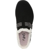 image:imageRyka Womens SophieBlack Woven FabricFaux Fur
