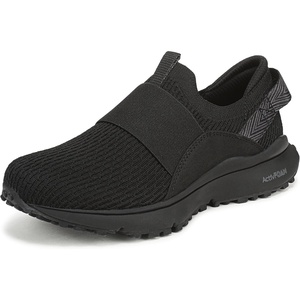 image:imageRyk Womens Jumpstart Knit Slip On Sneaker Slip On Shoes for WomenBlack Black Knit Fabric