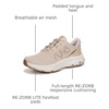 image:imageRyka Womens Devotoin X Max Walking ShoeBeige Metallic Mesh Fabric