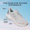 image:imageRyka Womens Devotoin X Max Walking ShoeGrey Metallic Mesh Fabric